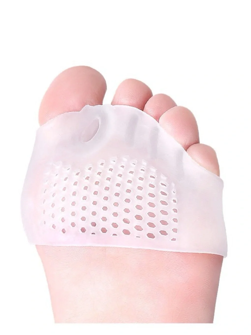 Women's Pink Gel Toe Cushion Sleeve - Comfort Forefoot Protector